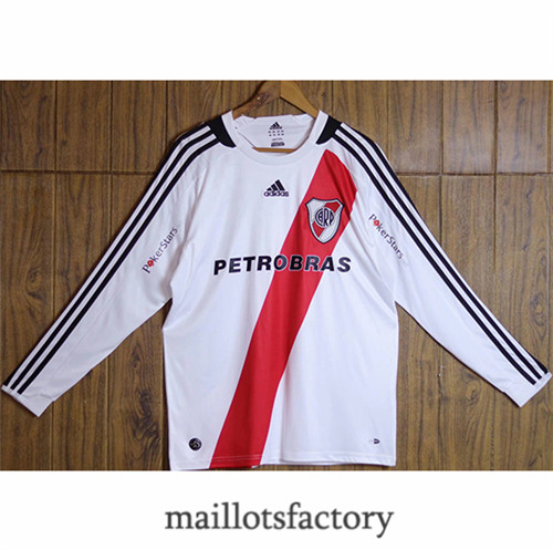 Achat Maillot du Retro River Plate Domicile Manche Longue 2009 Y1119