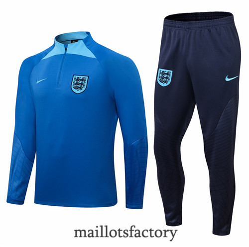 Achat Survetement du foot Angleterre 2022/23 Bleu Y1179