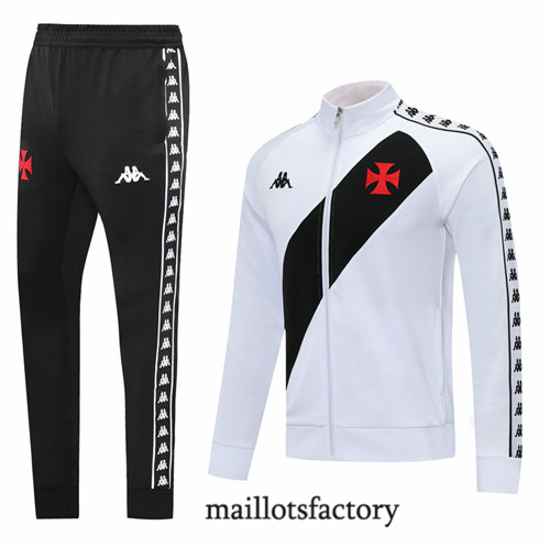 Achat Veste Survetement du foot Vasco de Gama 2022/23 Blanc Y1221