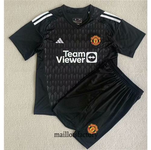 Achat Maillot du Manchester United Enfant 2023/24 Gardien de but Noir