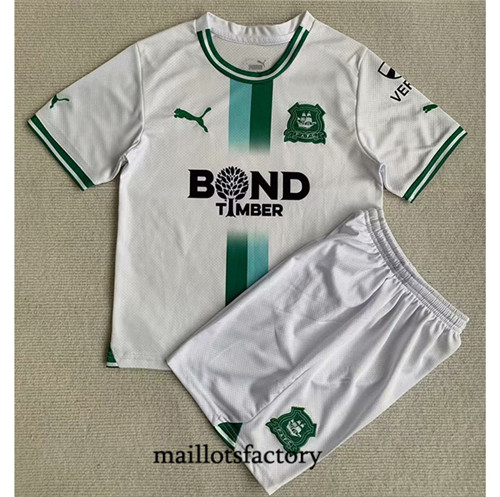 Maillot du Plymouth Argyle Enfant 2023/24 Exterieur factory 041