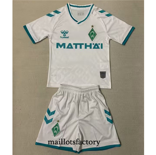 Maillot du Werder Brême Enfant 2023/24 Exterieur factory 046