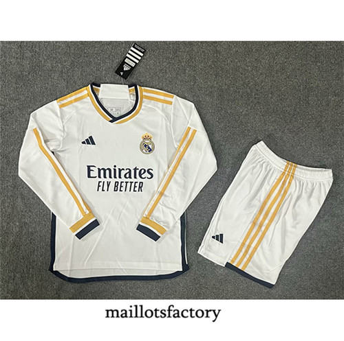 Maillot du Real Madrid Enfant 2023/24 Domicile Manche Longue factory 053