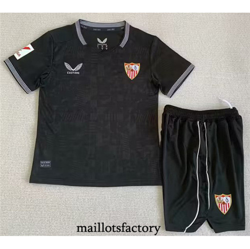 Maillot du Séville Enfant 2023/24 Gardien de but Noir factory 059