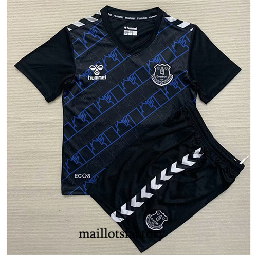 Maillot du Everton Enfant 2023/24 Gardien de but Noir factory 080