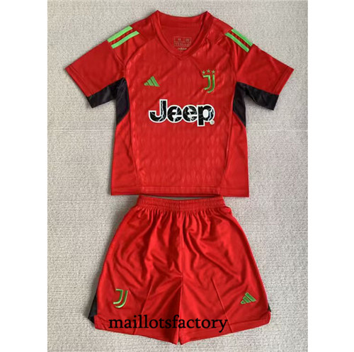 Maillot du Juventus Enfant 2023/24 Gardien de but Rouge factory 089