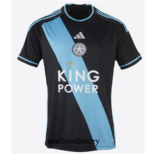 Maillot du Leicester City 2023/24 Exterieur Noir factory 172