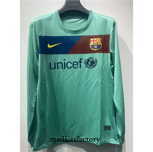 Maillot du Retro Barcelone 2010-11 Exterieur Manche Longue factory 181