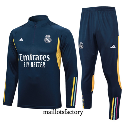 Survetement Real Madrid 2023/24 Bleu marine factory 289