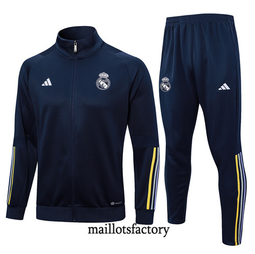 Veste Survetement Real Madrid 2023/24 Bleu marine factory 296