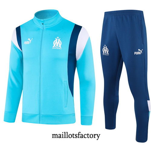 Veste Survetement Marseille 2023/24 Bleu Ciel factory 311