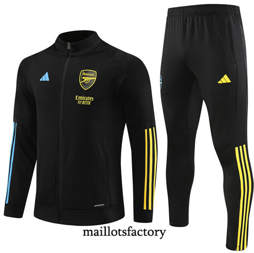 Veste Survetement Arsenal 2023/24 Noir factory 338