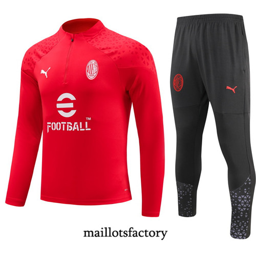 Survetement AC Milan 2023/24 Rouge factory 381