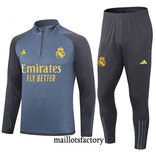 Survetement Enfant Real Madrid 2023/24 Bleu/Gris factory 408