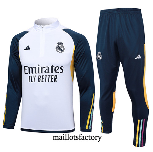 Survetement Enfant Real Madrid 2023/24 Blanc factory 412