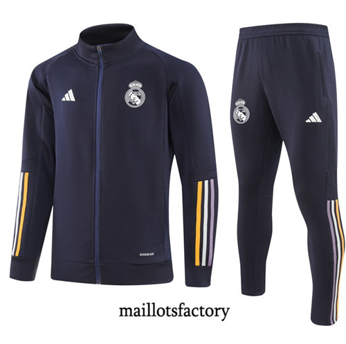 Veste Survetement Enfant Real Madrid 2023/24 Bleu factory 415