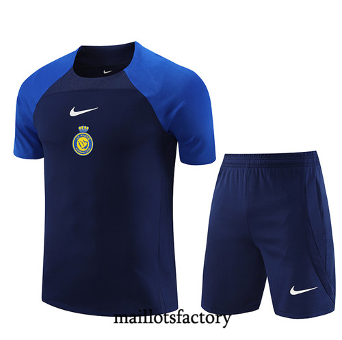 Maillot du Kit d'entrainement Al-Nassr + Shorts 2023/24 Bleu marine factory 458