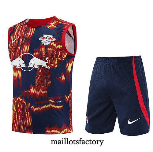 Maillot du Kit d'entrainement Debardeur + Shorts Bull Leipzig 2023/24 Rouge factory 479