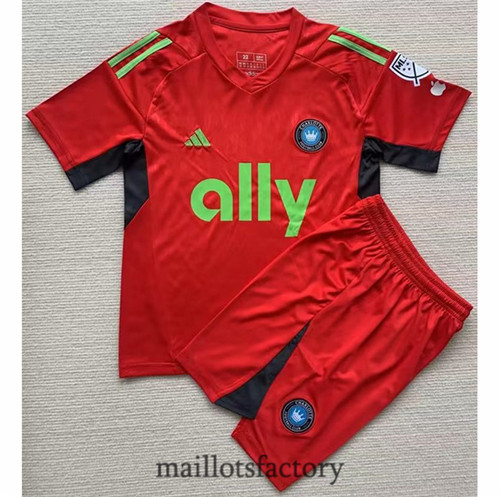 Soldes Maillot du Charlotte Enfant 2023/24 Rouge