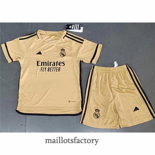 Site Maillot du Real Madrid Enfant 2023/24 Jaune