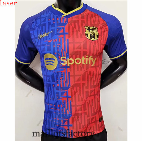 Grossiste Maillot du Player Barcelone 2023/24 Rouge/Bleu