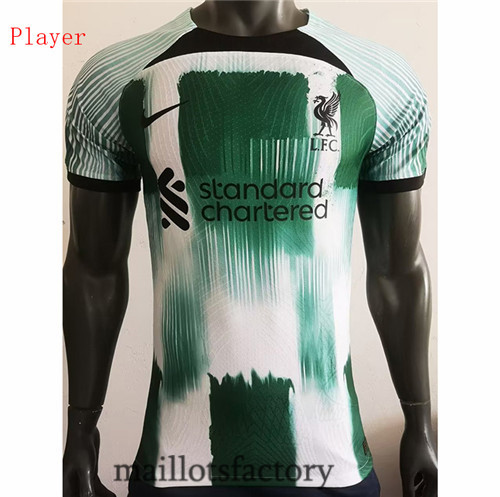 Site Maillot du Player Liverpool 2023/24 Spécial Vert/Blanc