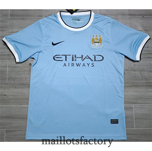 Site Maillot du Retro Manchester City 2013-14 Domicile