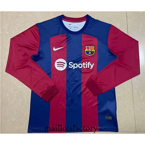 Achat Maillot du Barcelone 2023/24 Domicile Manche Longue