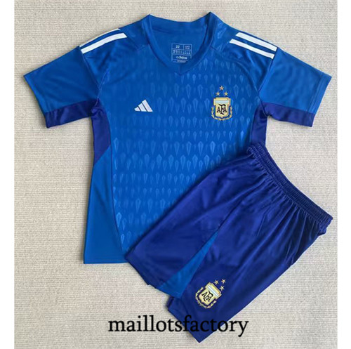 Achat Maillot du Argentine Enfant 2023/24 Gardien de but Bleu