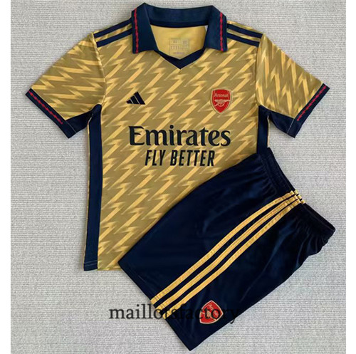 Achat Maillot du Arsenal Enfant 2023/24 Jaune