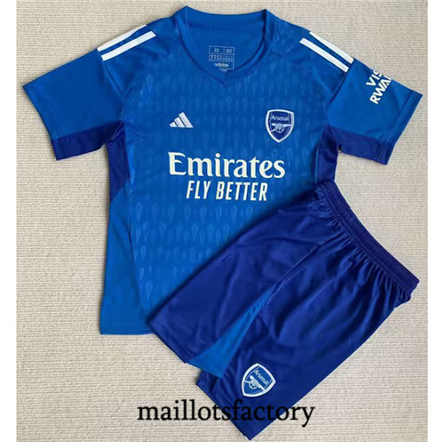 Achat Maillot du Arsenal Enfant 2023/24 Gardien de but Bleu