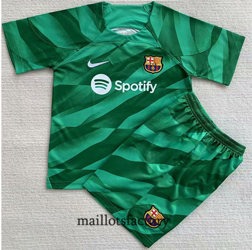 Achat Maillot du Barcelone Enfant 2023/24 Gardien de but Vert