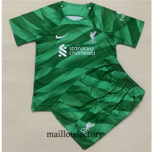 Achat Maillot du Liverpool Enfant 2023/24 Gardien de but Vert