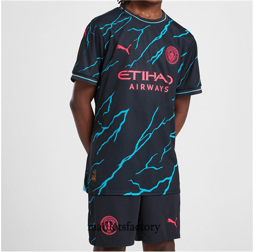 Achat Maillot du Manchester City Enfant 2023/24 Third