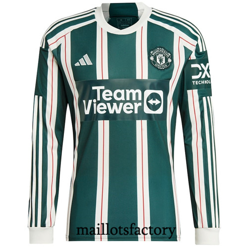 Achat Maillot du Manchester United 2023/24 Exterieur Manche Longue