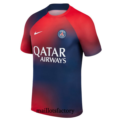 Achat Maillot du PSG 2023/24 Training Rouge/Bleu