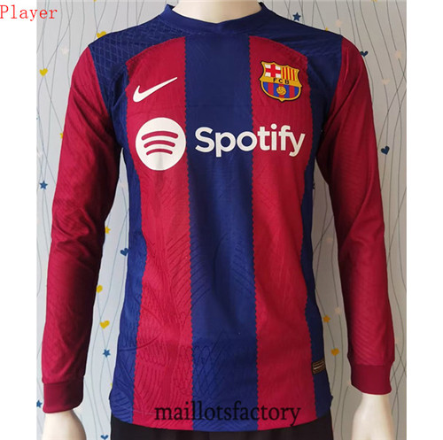 Achat Maillot du Player Barcelone 2023/24 Domicile Manche Longue