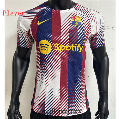 Achat Maillot du Player Barcelone 2023/24 Training Rouge/Bleu