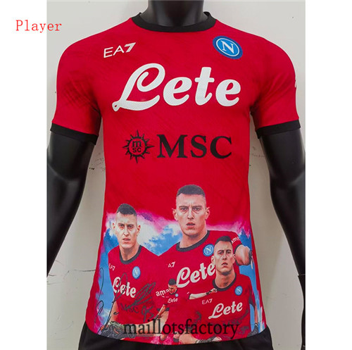 Achat Maillot du Player Naples 2023/24 Rouge