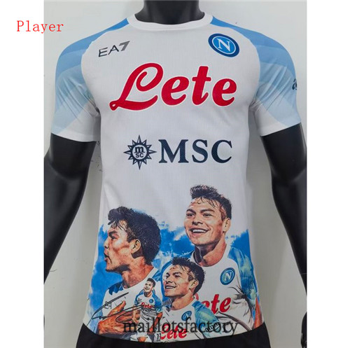 Achat Maillot du Player Naples 2023/24 Blanc/Bleu