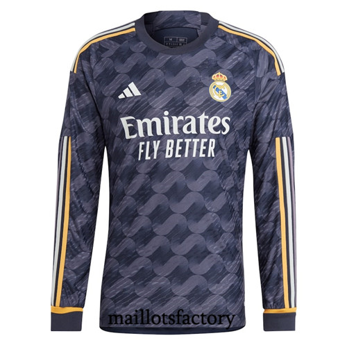 Achat Maillot du Real Madrid 2023/24 Exterieur Manche Longue