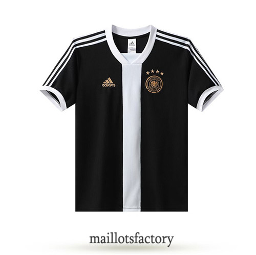 Achat Maillot du Retro Allemagne Noir