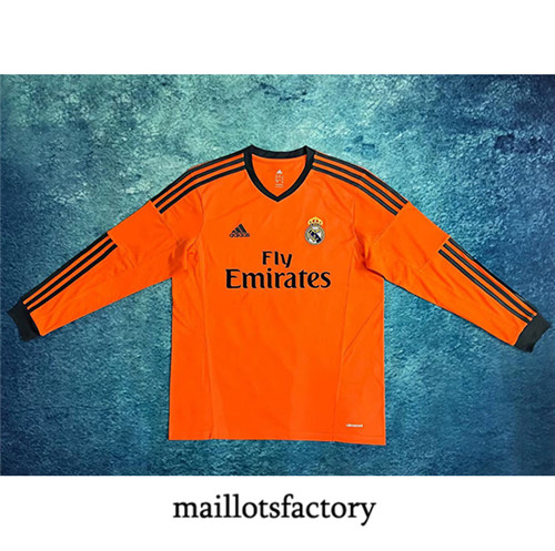 Achat Maillot du Retro Real Madrid 2013-14 Third Manche Longue