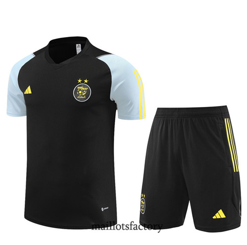 Kit d'entrainement Maillot du Algérie Enfant + Short 2023/24 Noir factory 0414