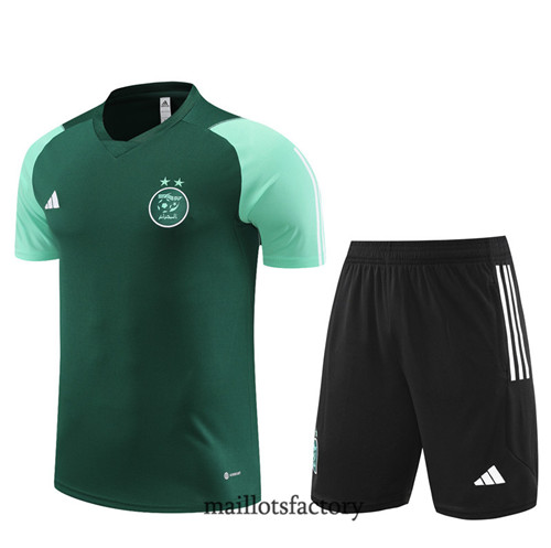 Kit d'entrainement Maillot du Algérie + Short 2023/24 Vert factory 0420