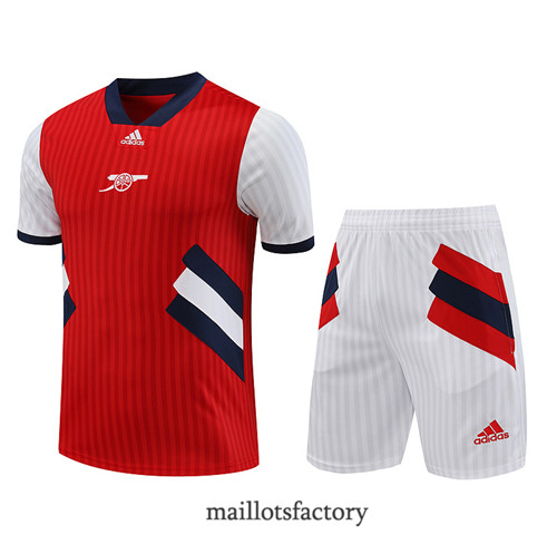 Kit d'entrainement Maillot du Arsenal + Short 2023/24 Rouge factory 0466