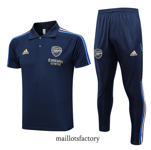 Kit d'entrainement Maillot du Arsenal Polo 2023/24 Bleu factory 0475