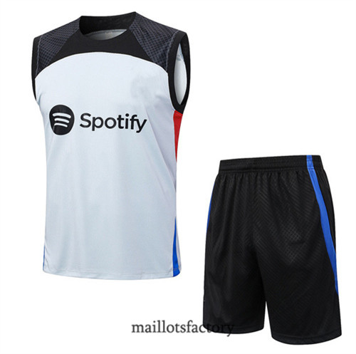 Kit d'entrainement Maillot du Barcelone Debardeur 2023/24 Gris factory 0316