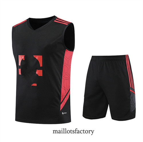 Kit d'entrainement Maillot du Bayern Munich Debardeur 2023/24 Noir factory 0281