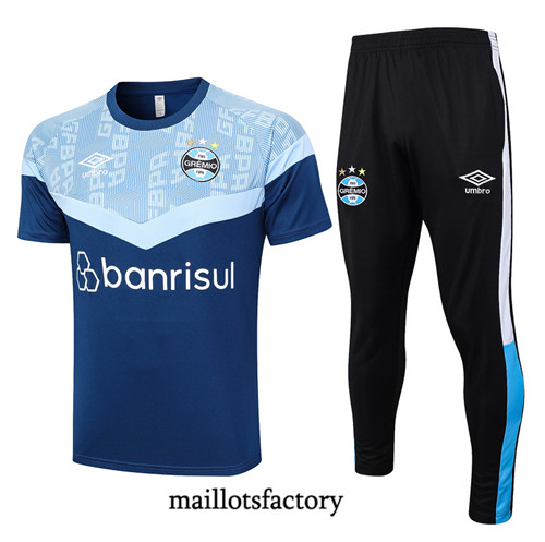 Kit d'entrainement Maillot du Gremio 2023/24 Bleu factory 0198